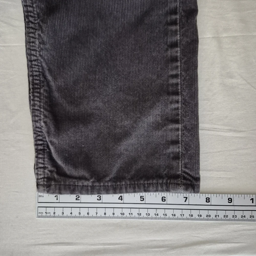 Banana Republic Pants Mens 32x30 Gray Corduroy Pima‎ Cotton Straight Leg Retro